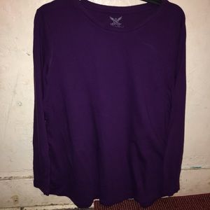 Purple Long sleeve shirt